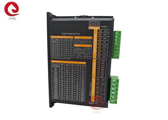 JQ6A 2단계 스테퍼 모터 드라이버 24-80VDC 1-6A 스테퍼 모터 컨트롤러 Nema17 Nema 23 Nema34