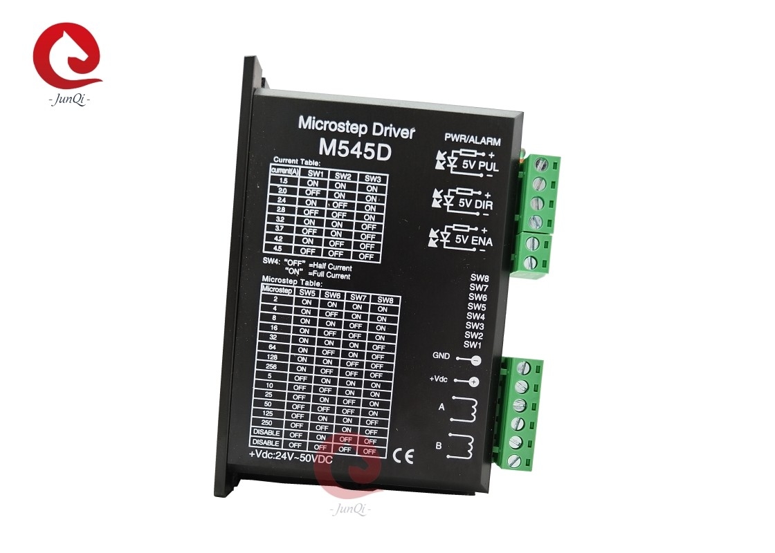 정키 2단계 스텝 드라이버 M545D 24-50VDC 1.5-4.5A 57mm/86mm 스텝 모터